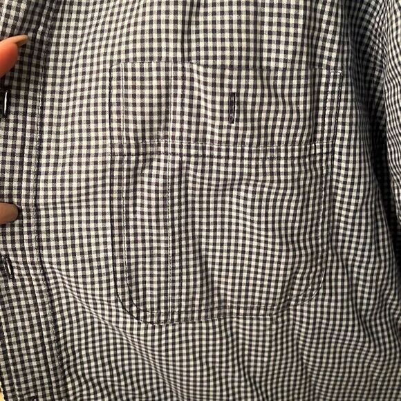 Wrangler Men's Rugged Wear - Pin Patterned Short Sleeve Button Down - Picture 3 of 8